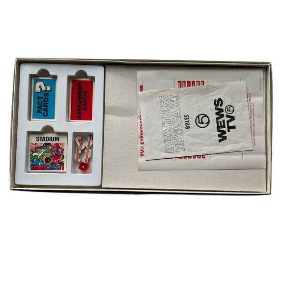 TV 5 Eyewitness News Game 1981 WEWS Cleveland Vintage RARE Collectible - Picture 7 of 12